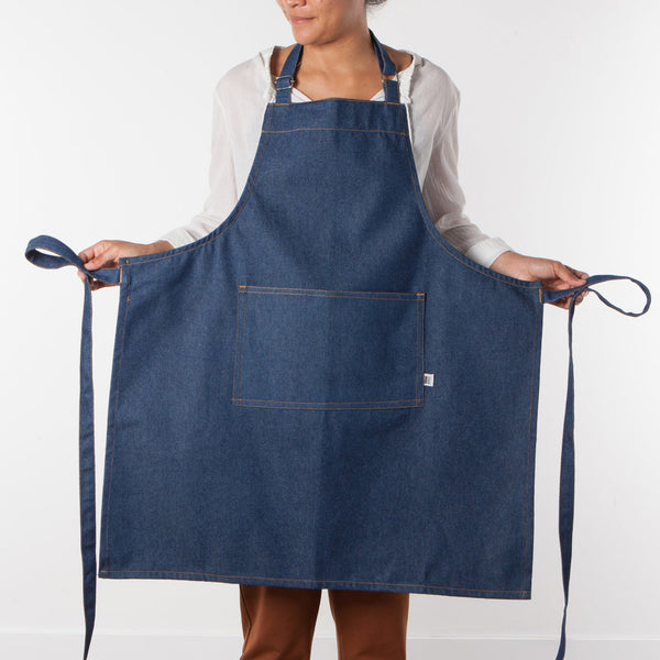 Denim Stonewash Chef's Apron