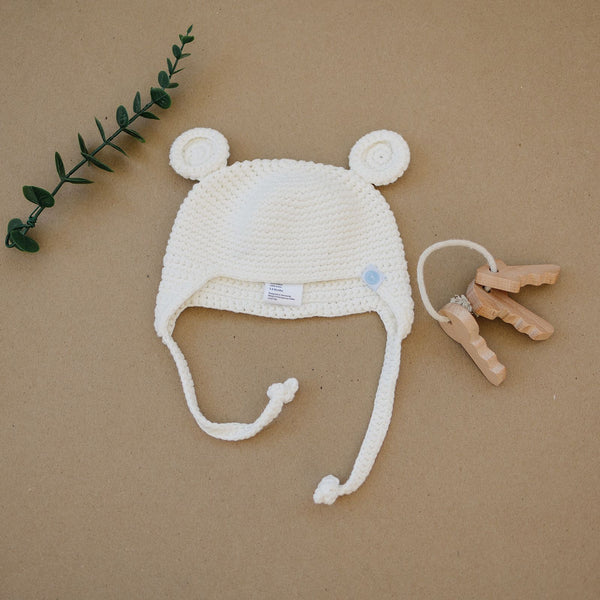 Beba Bean Crochet Bear Toque